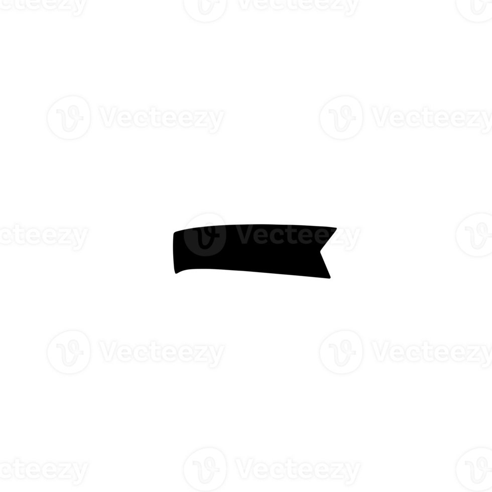 Ribbon Banner Silhouettes png