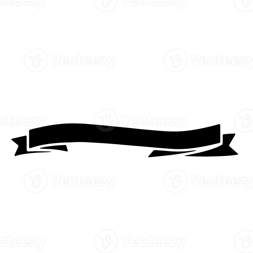 Ribbon Banner Silhouettes png