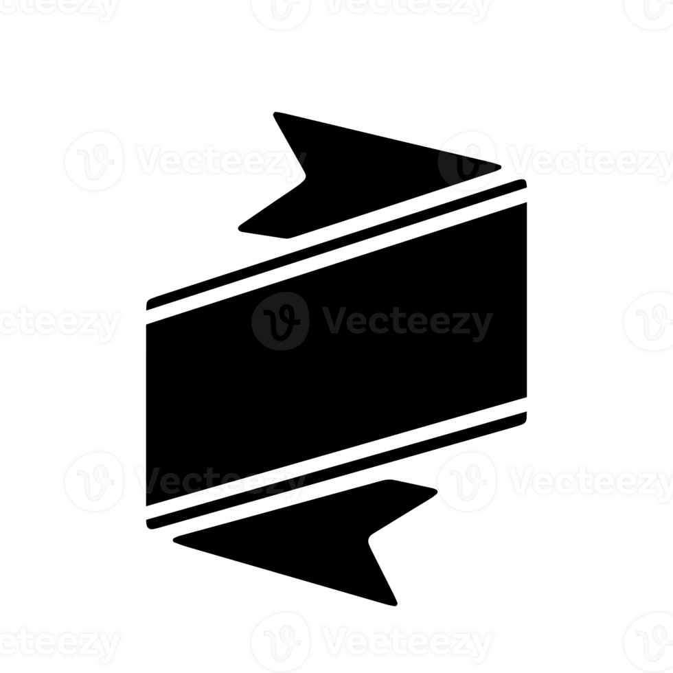 Ribbon Banner Silhouettes png