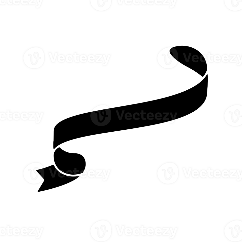Ribbon Banner Silhouettes png