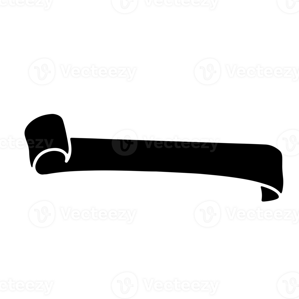 Ribbon Banner Silhouettes png