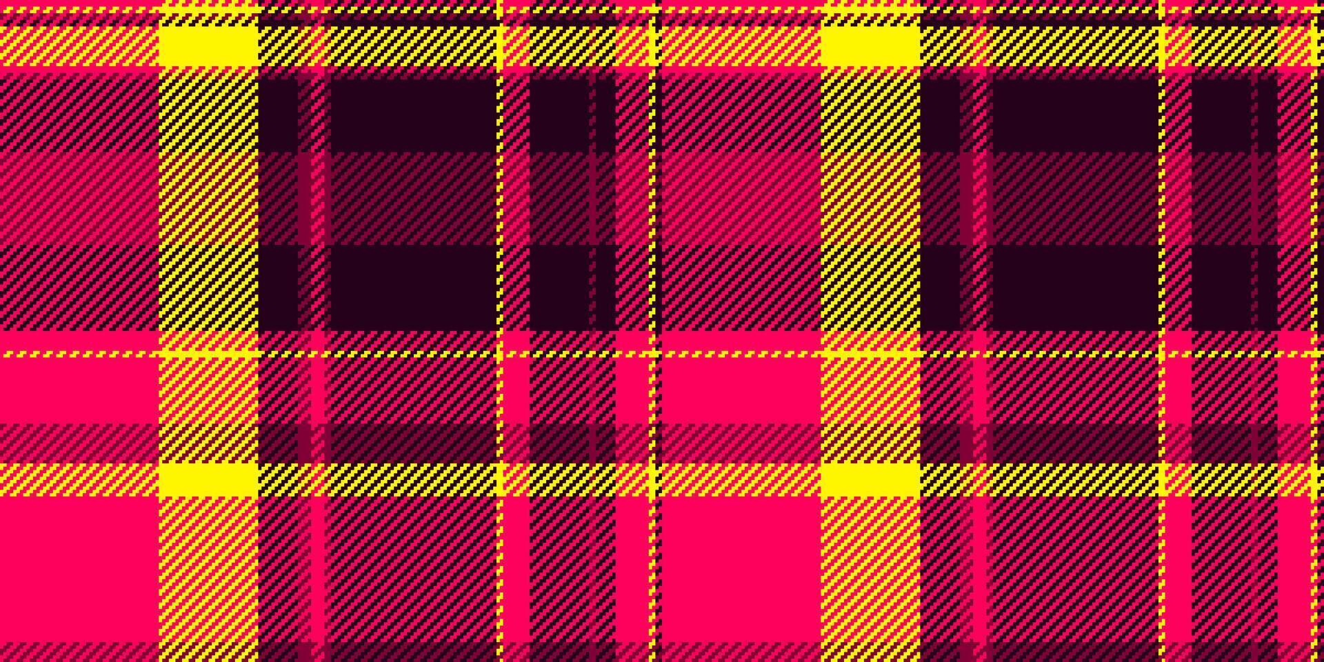 Service background fabric textile, season pattern texture . Direct tartan plaid check seamless in bright and black colors. vector