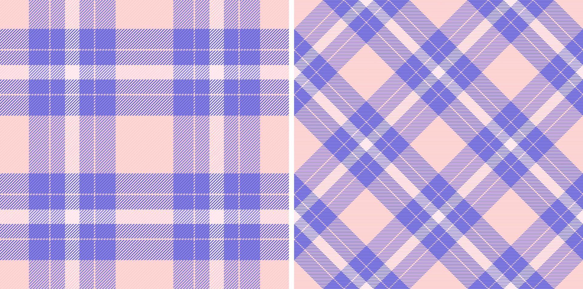 Seamless fabric texture of pattern background check with a tartan textile plaid. vector