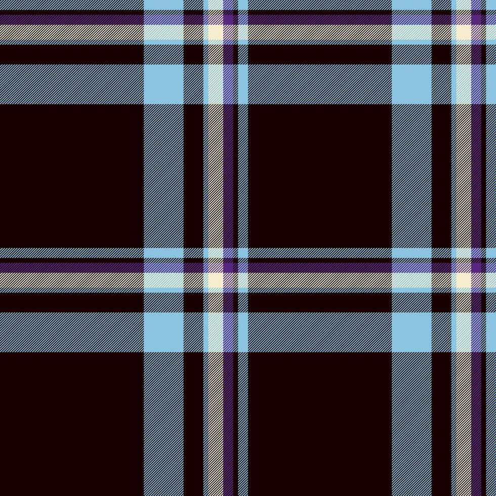 Check tartan textile of fabric background with a pattern plaid seamless texture. vector