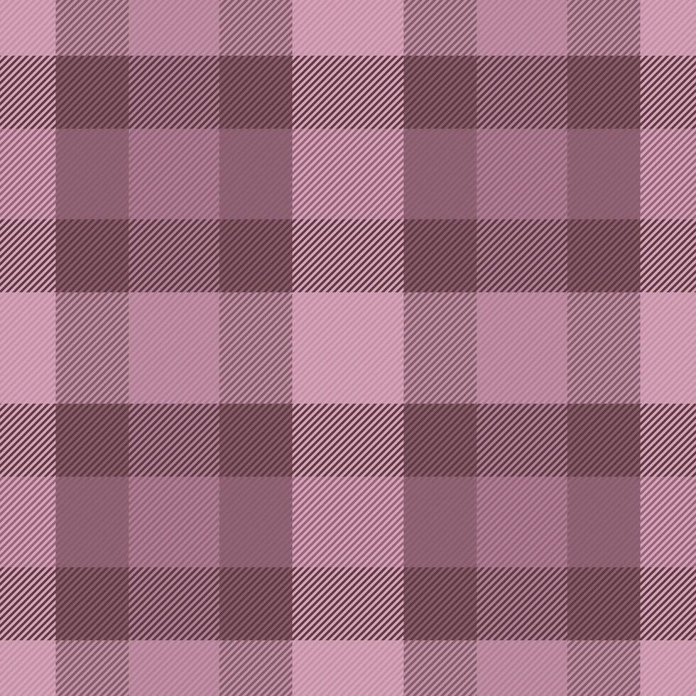 Robe seamless tartan, furry textile fabric plaid. Spring check texture background pattern in pastel and red colors. vector