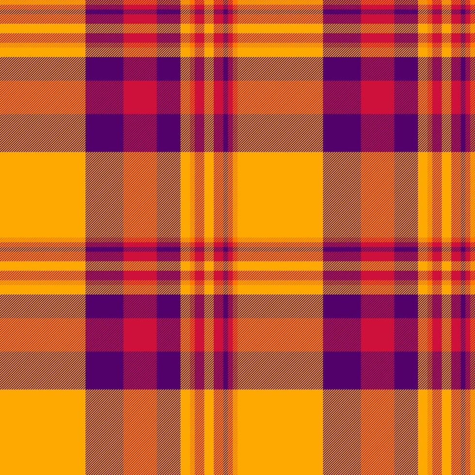 Check seamless of texture textile pattern with a plaid fabric background tartan. vector