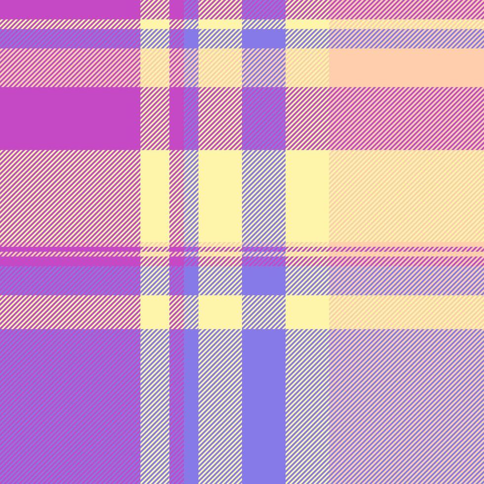 Textile design of textured plaid. Checkered fabric pattern swatch for shirt, dress, suit, wrapping paper print, invitation and gift card. vector