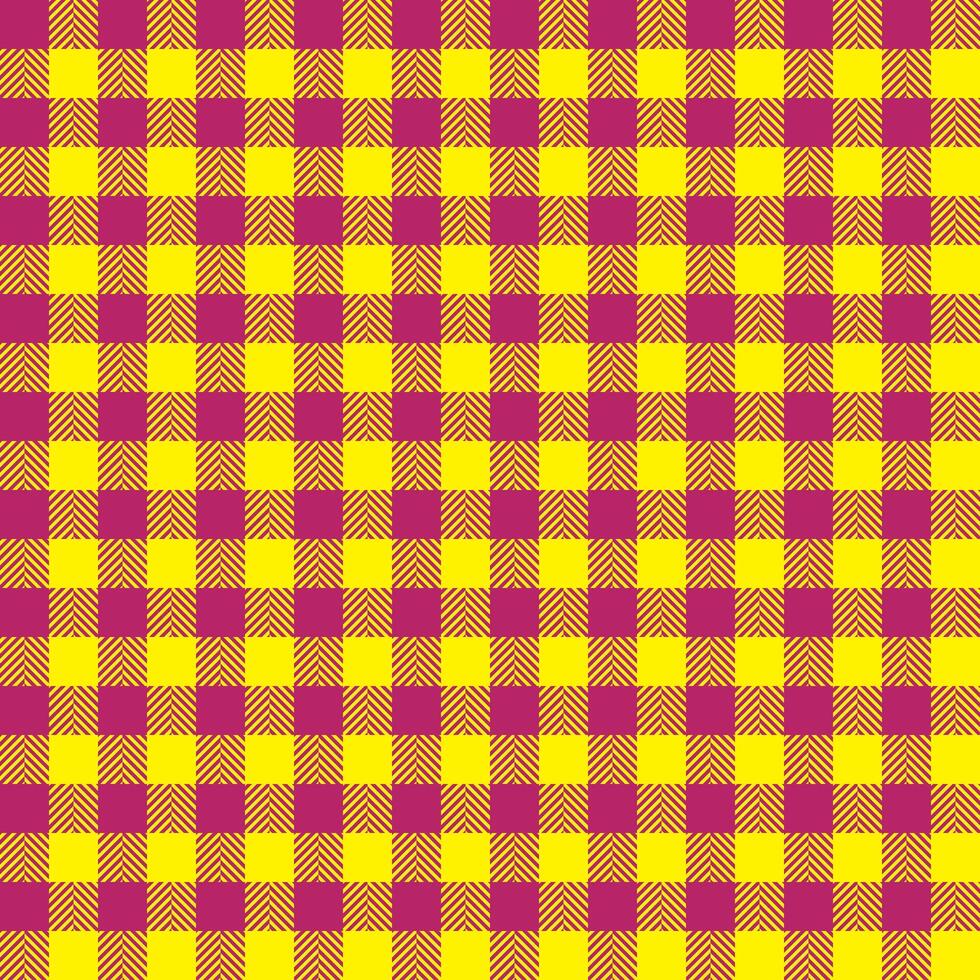 Plaid check pattern. Seamless fabric texture. Tartan textile print. vector