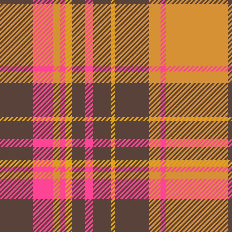 Tartan scotland seamless plaid pattern . Retro background fabric. Vintage check color square geometric texture. vector