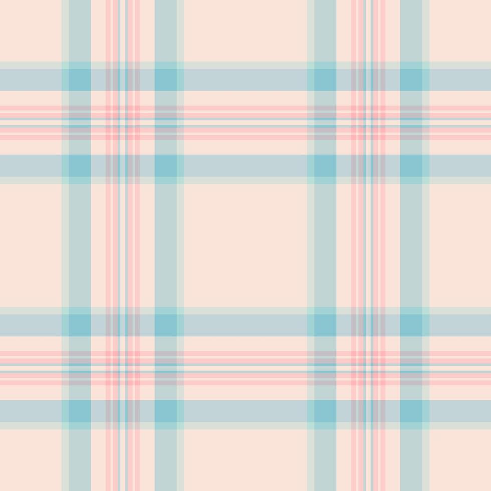 Neat seamless pattern background, direct plaid check tartan. Yard fabric textile texture in light and gainsboro colors. vector