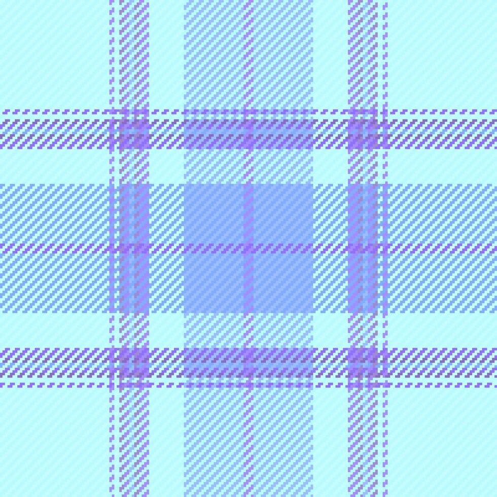 Seamless check of pattern tartan plaid with a textile texture background fabric. vector