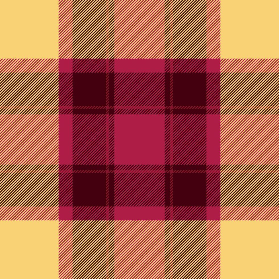 Pattern plaid tartan of texture fabric seamless with a background textile check. vector