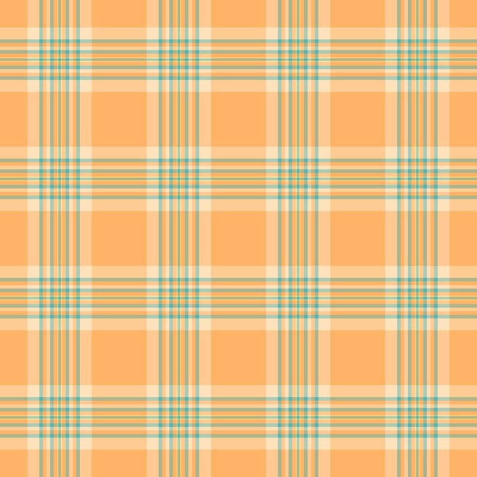 Textile check of seamless plaid tartan with a fabric texture pattern background. vector