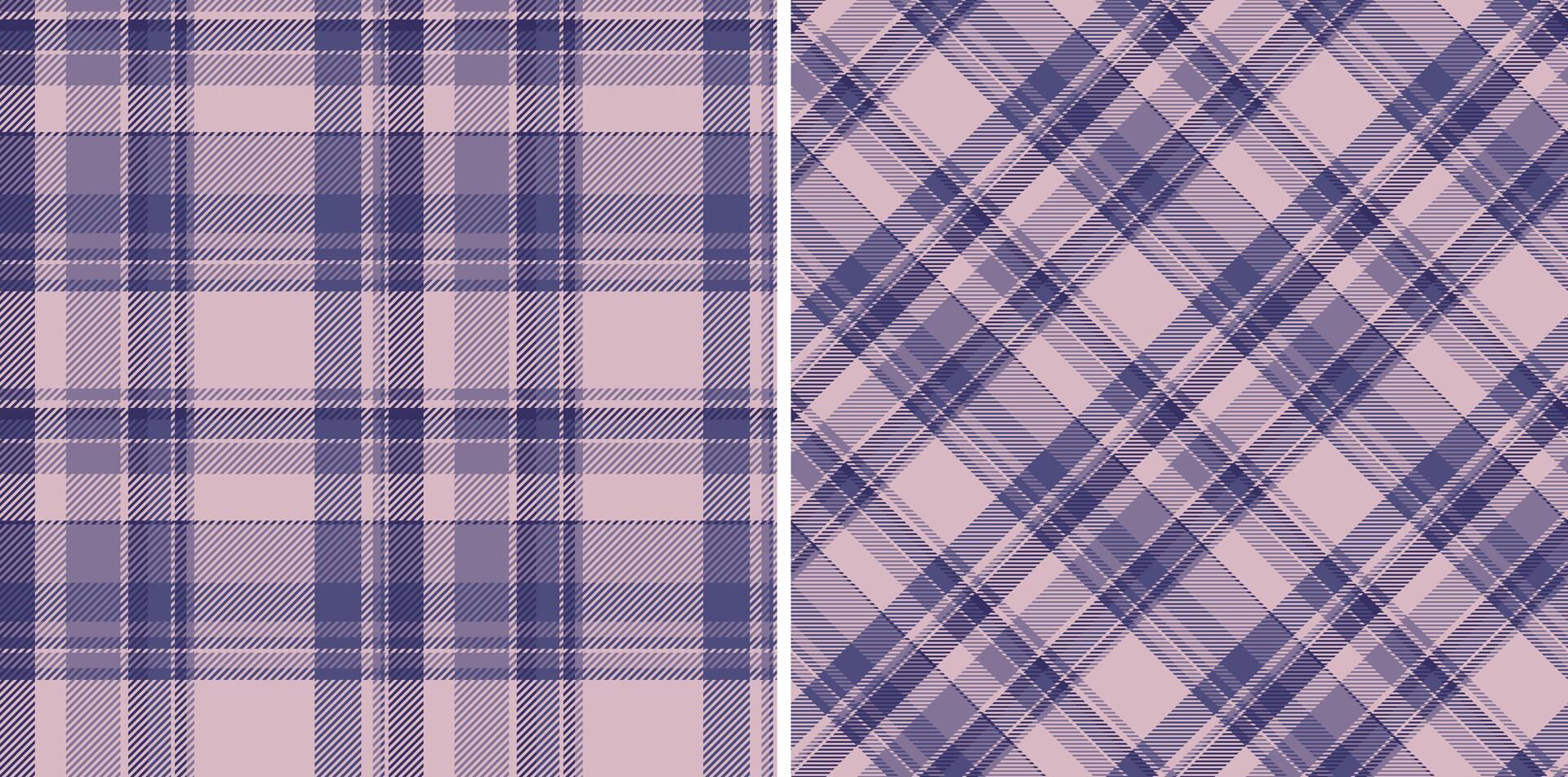 Seamless tartan textile of fabric pattern with a texture background plaid check. Set in night colors for vogue fashion trends in the season. vector