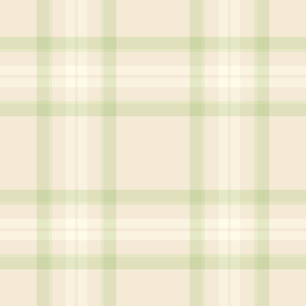 Structure tartan plaid background, chic texture check. Mature pattern seamless textile fabric in light and beige colors. vector