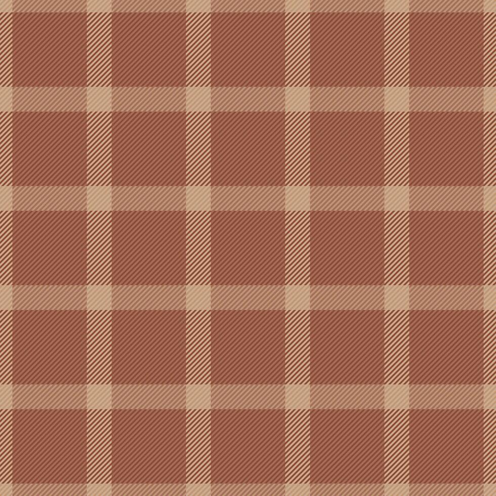 Creativity texture fabric check, neutral background plaid textile. Christmas seamless pattern tartan in orange and pastel colors. vector