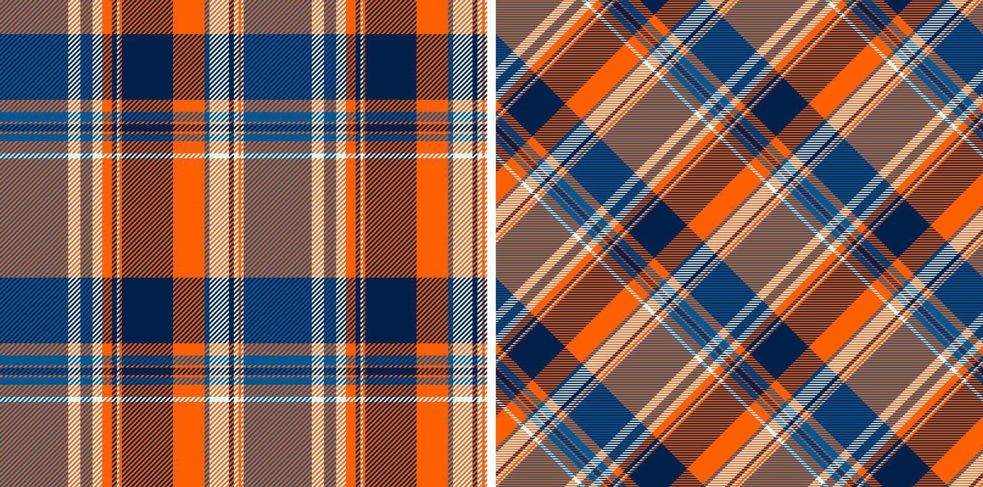 Seamless check plaid of pattern tartan with a fabric textile texture background. vector