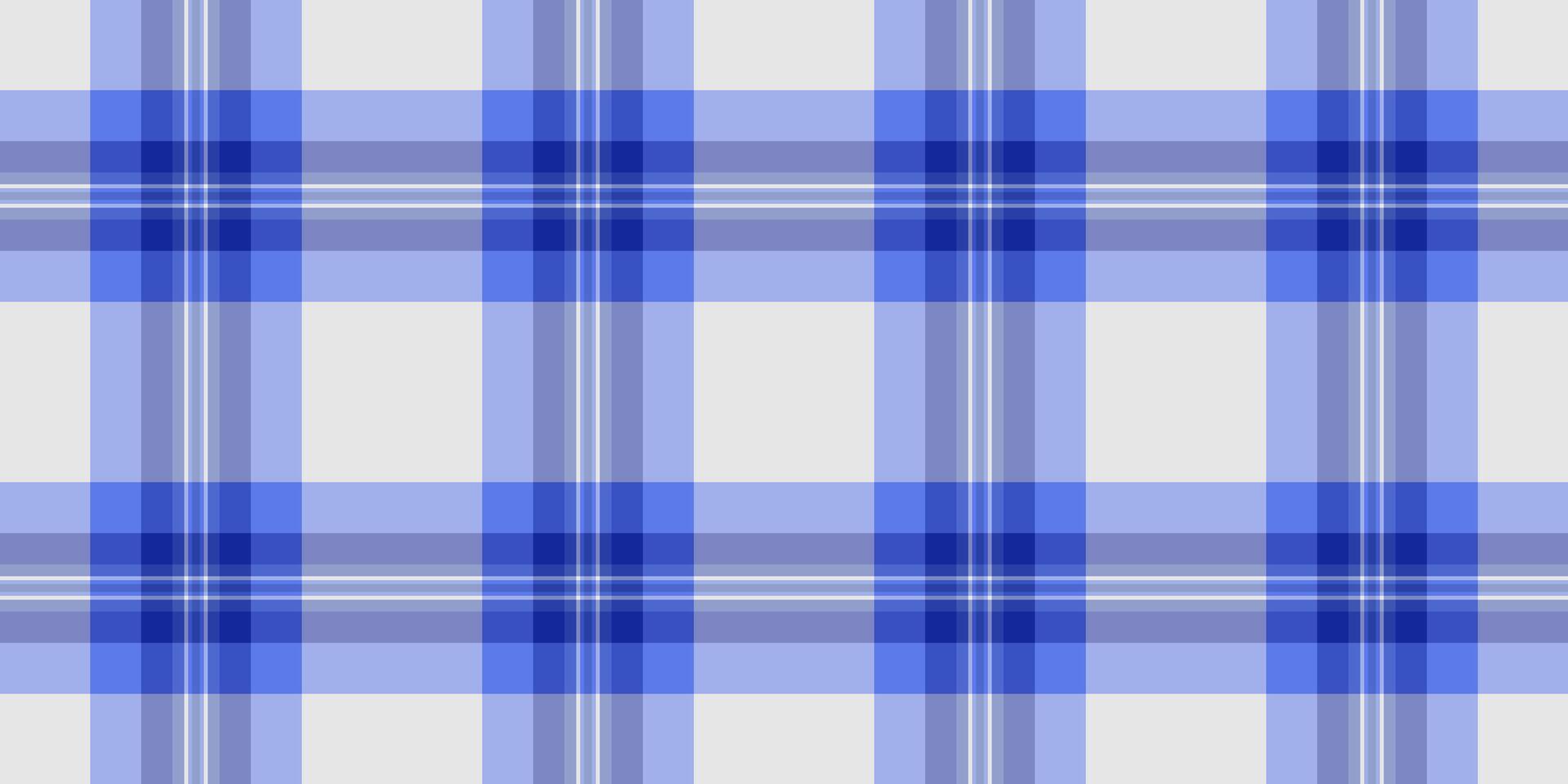 Invitation texture tartan textile, coloured fabric seamless background. Celebrate pattern plaid check in blue and pastel colors. vector