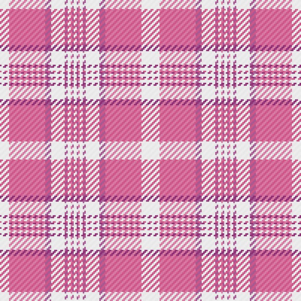 Background textile check of pattern plaid tartan with a fabric texture seamless. vector