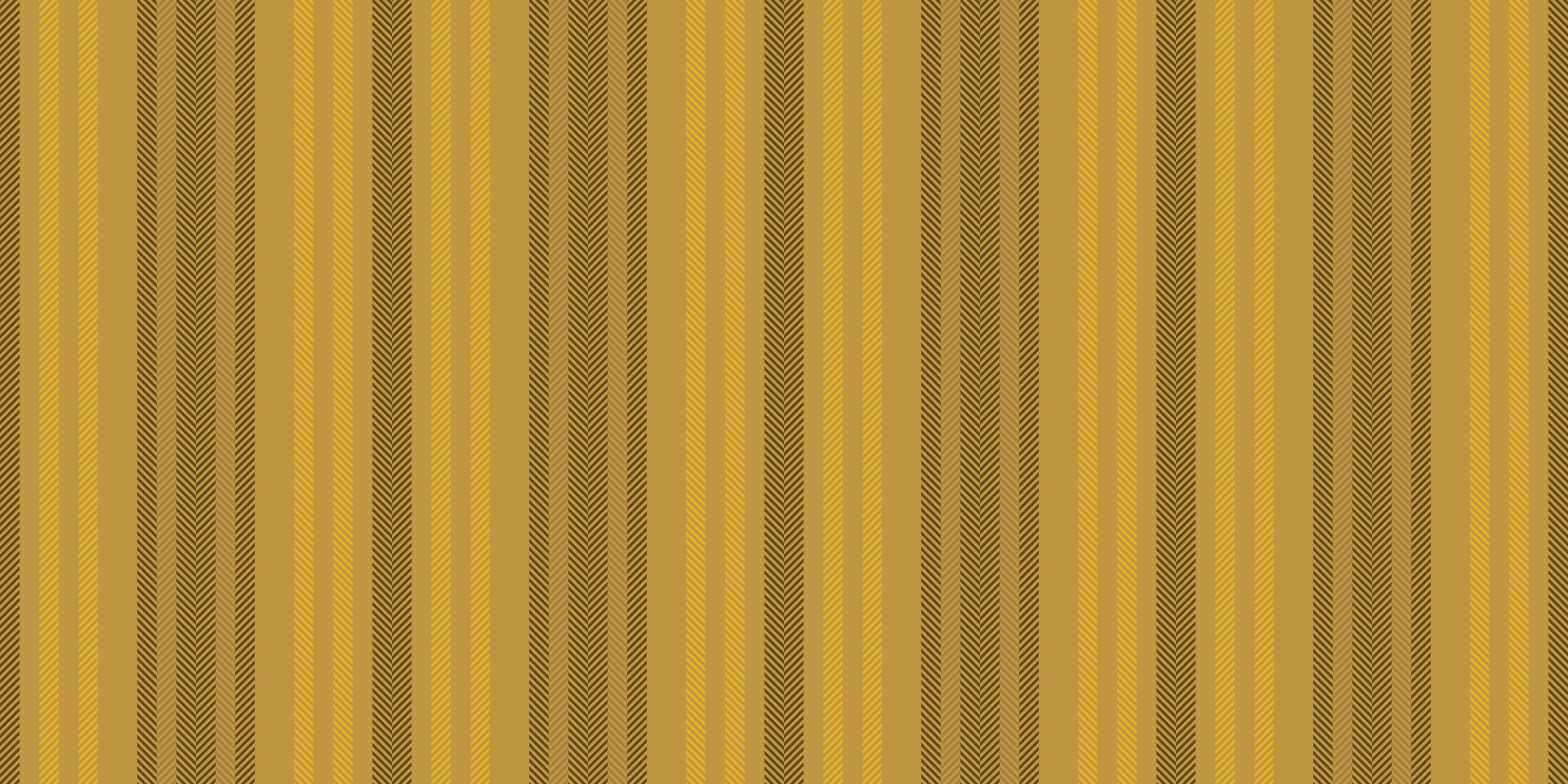 Nice fabric vertical pattern, image lines stripe. Rest texture background seamless textile in amber color. vector