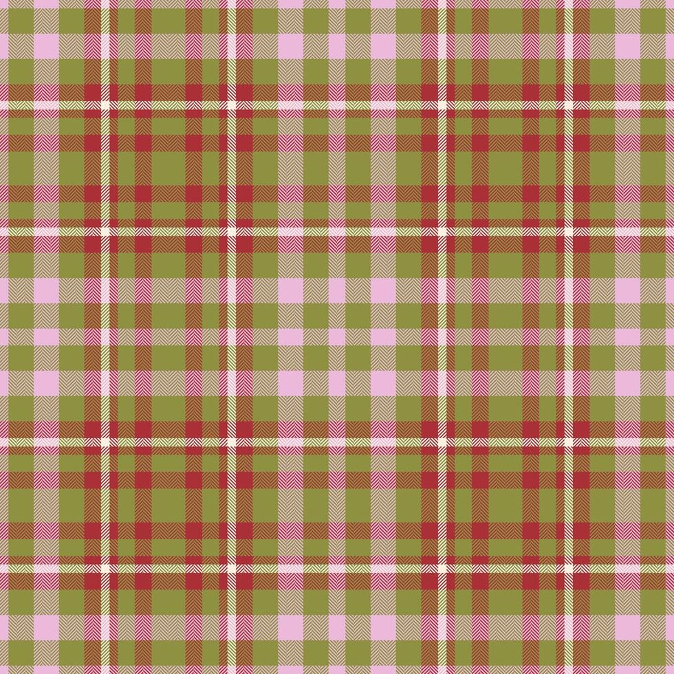 Plaid seamless pattern. Check fabric texture. textile print. vector