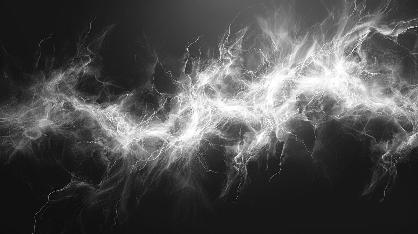 a black and white image of a lightning bolt photo