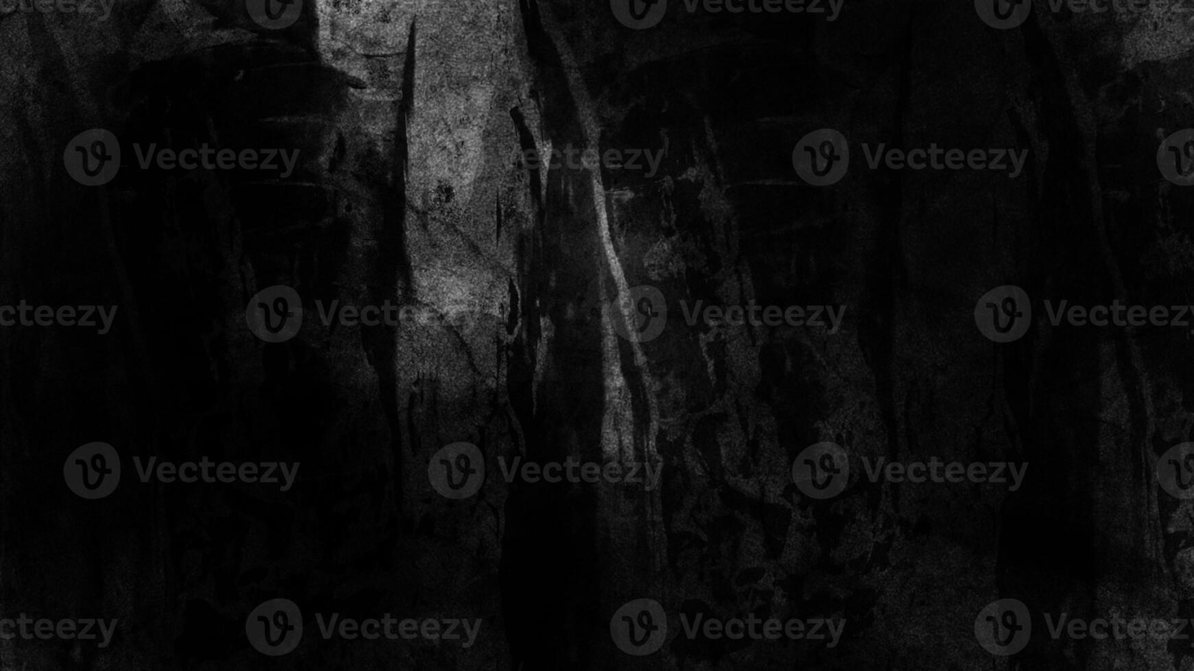 Black scratched grunge texture. Abstract old cement wall painted black crack texture. photo