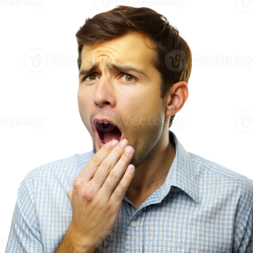 A man with a shocked expression on his face png