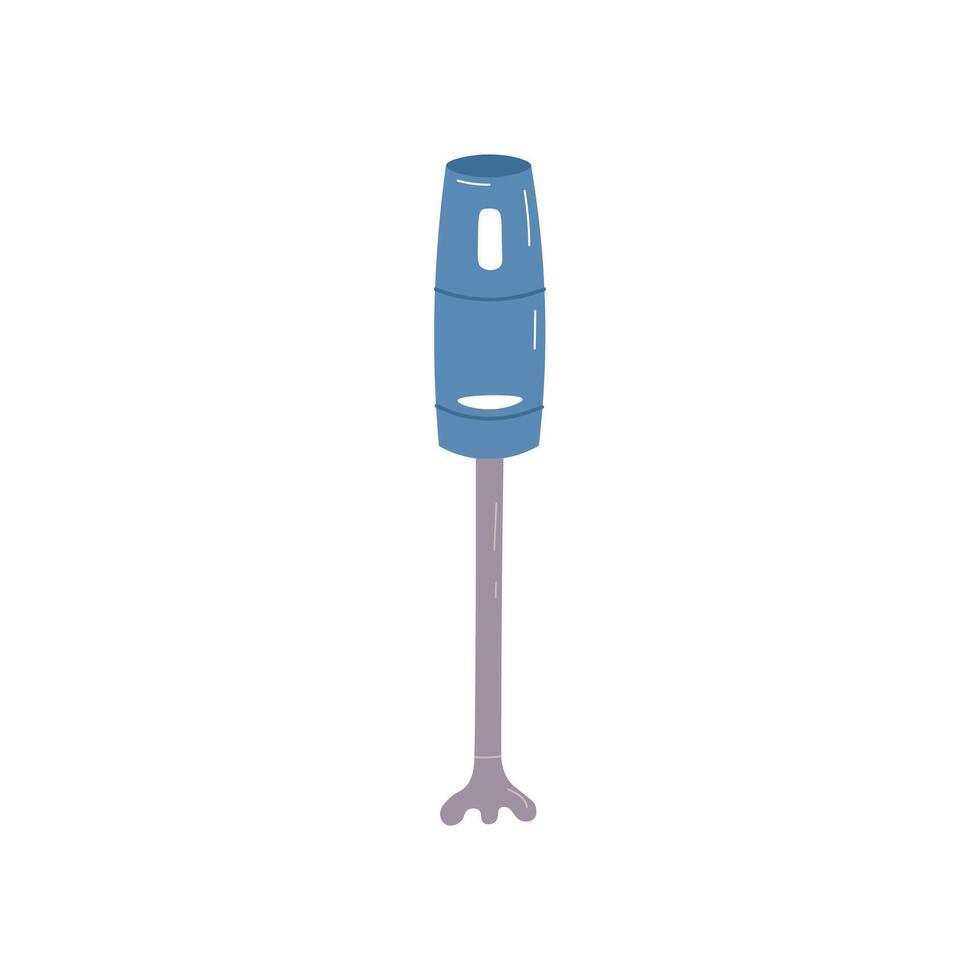 illustration of a blue color brook blender on a white background. vector