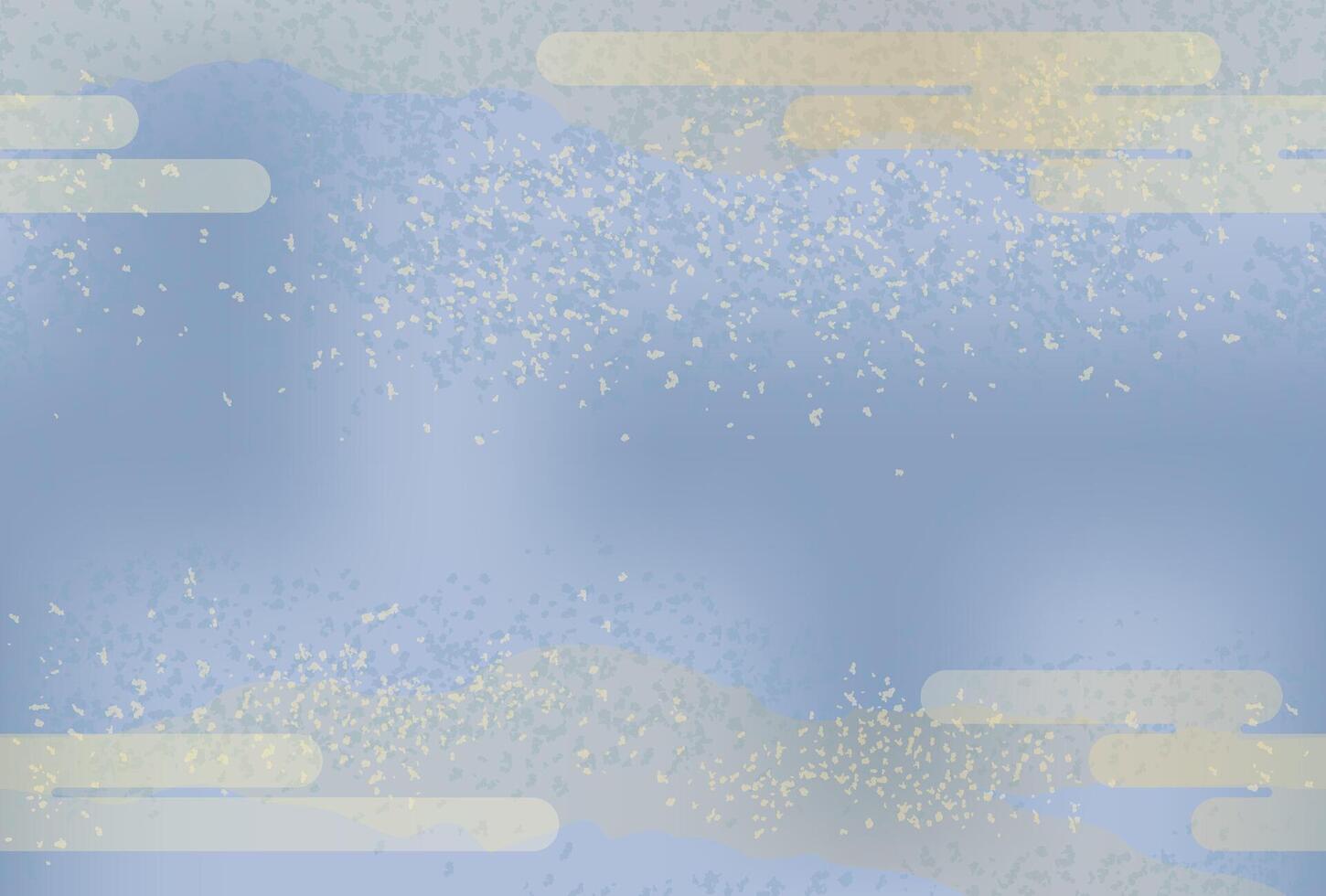 Seamless Background Illustration Decorated With Japanese Abstract Vintage Pattern. Horizontally Repeatable. vector