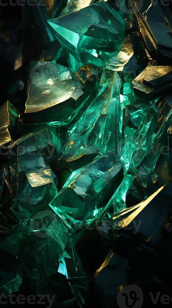 Emerald stone, background photo