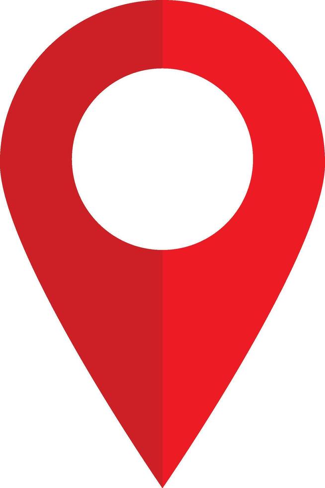 Location icon for composing maps and regions vector