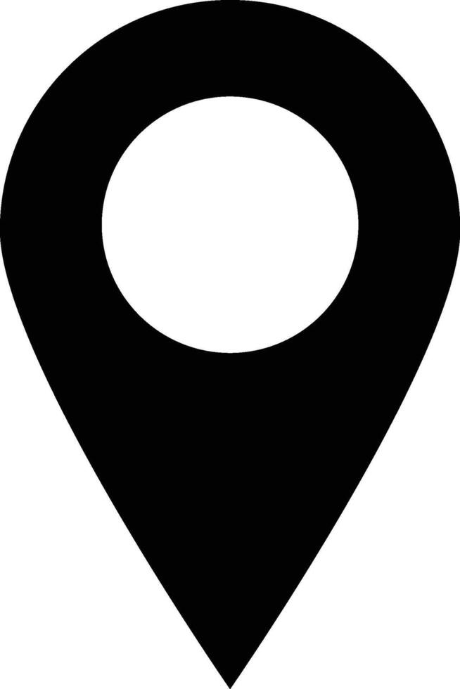 black location icon vector