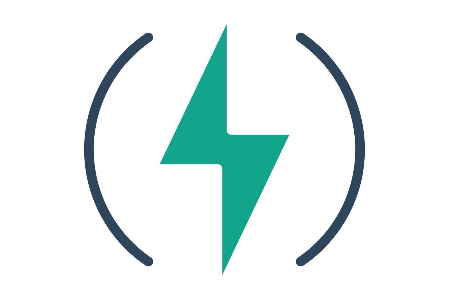 Electric icon. icon related to utilities. solid icon style. utilities elements illustration vector