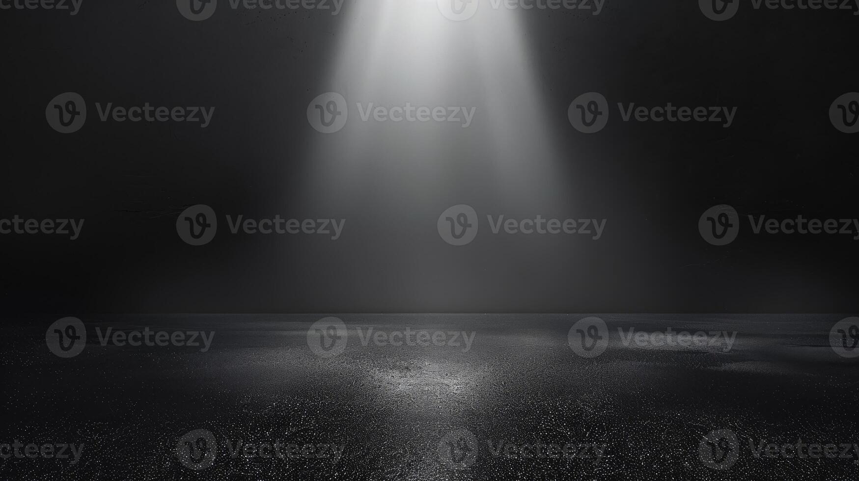 The dark stage shows, dark background, an empty dark scene, neon light, and spotlights. The concrete floor and studio room with smoke float up the interior texture. High quality photo