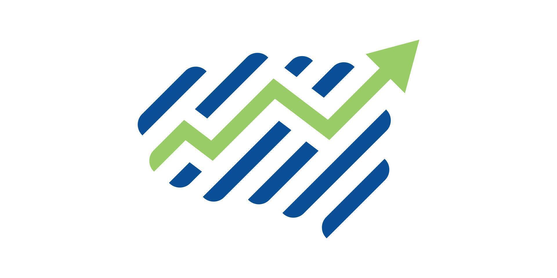 arrow and brain logo design, digital, finance, graphics, accounting. logo design icon, , symbol, creative, idea. vector