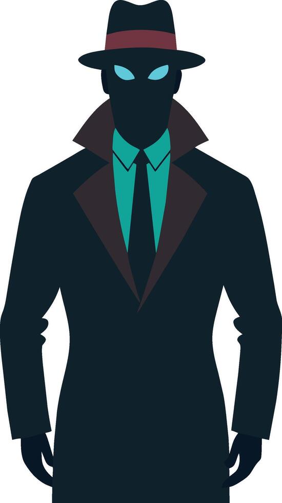 Invisible Man Silhouette Blank Human Figure Outline vector
