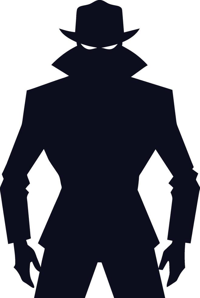 Invisible Man Silhouette Blank Human Figure Outline vector