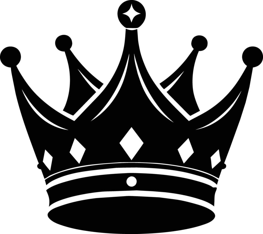 Crown Silhouette, Great for creating certificates, awards, celebratory posters, certificates, awards, celebratory, Royalty and Luxury Designs vector