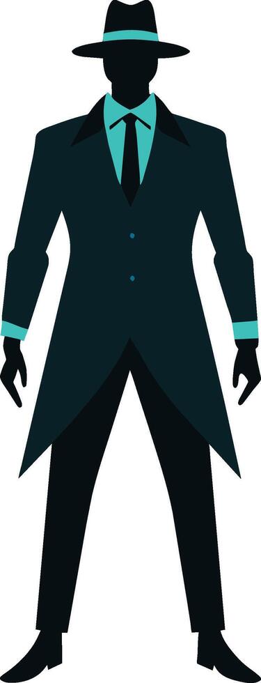 Invisible Man Silhouette Blank Human Figure Outline vector