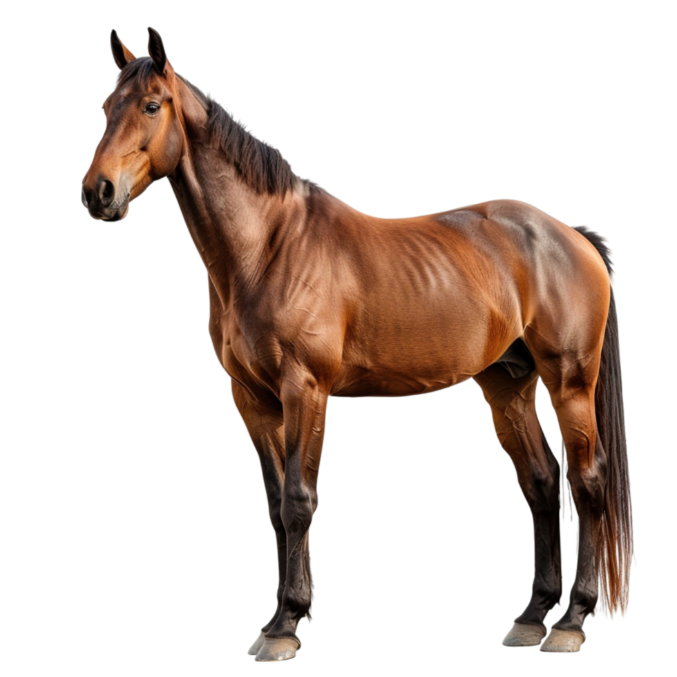 Noble Companions Embracing the Majesty of Horses png