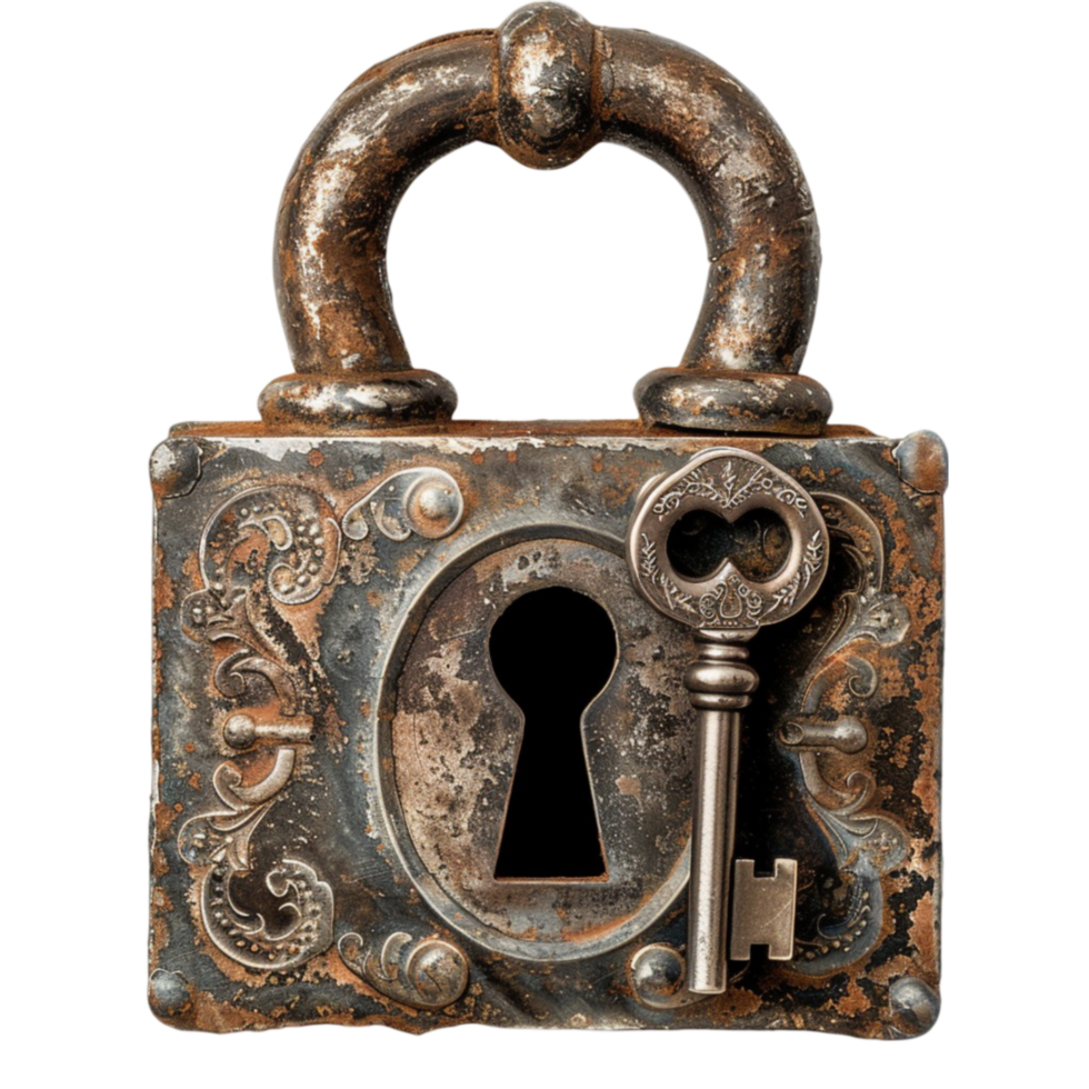 Keys to the Past Embracing Vintage Locks and Keys in Modern Times png