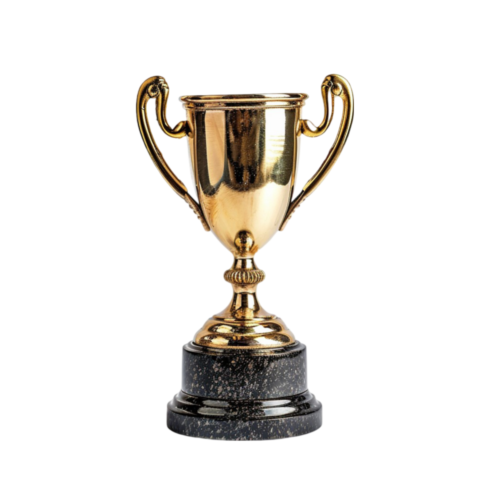 gold trophy cup png