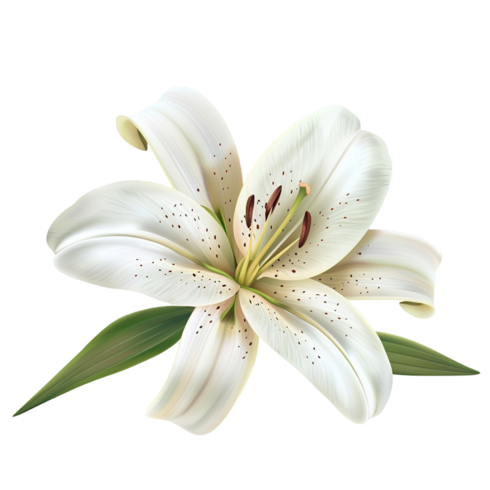 white lily flower png