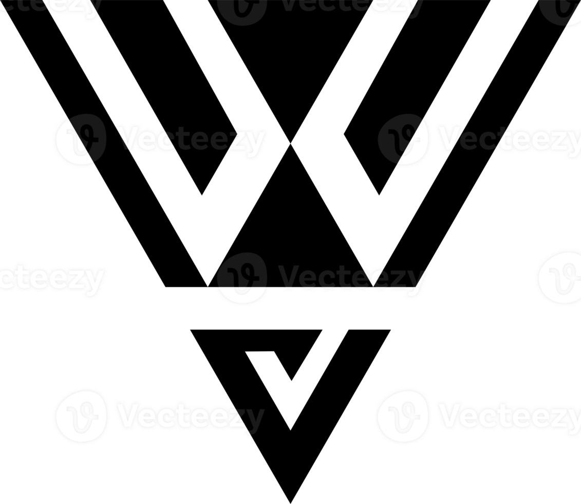 Abstract triangle design element. Decorative geometric pyramid shape, triangular patterned, stylized form png