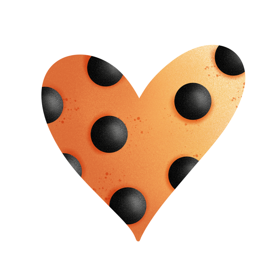 Heart in Halloween png