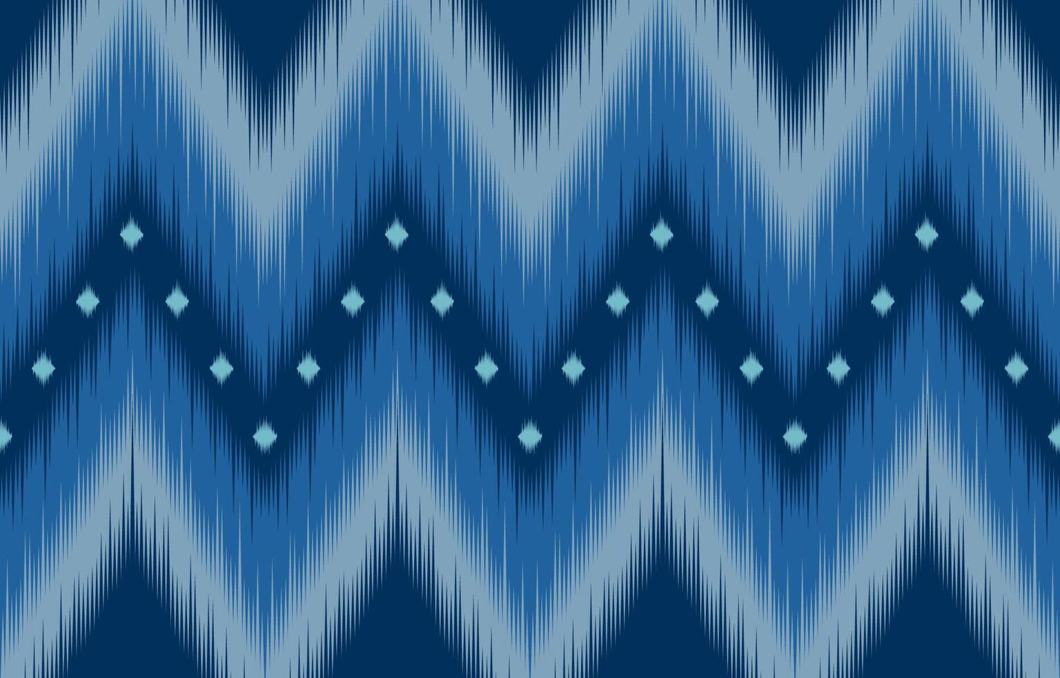 zigzag seamless pattern Imitating ikat weaving vector
