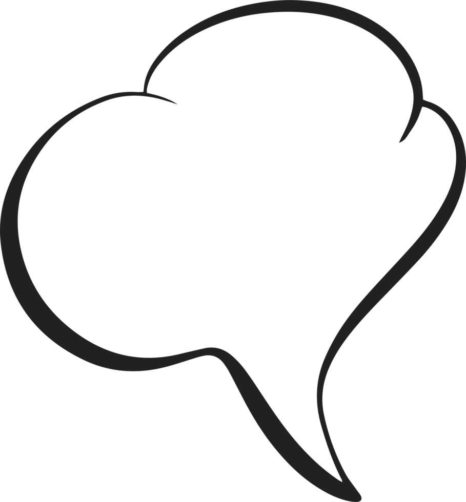 bubble speech massage png