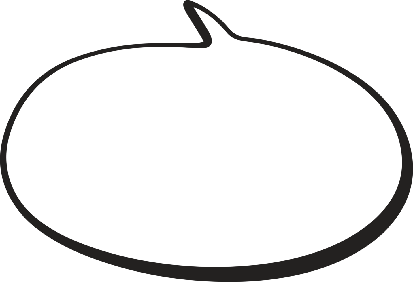 bubble speech massage png