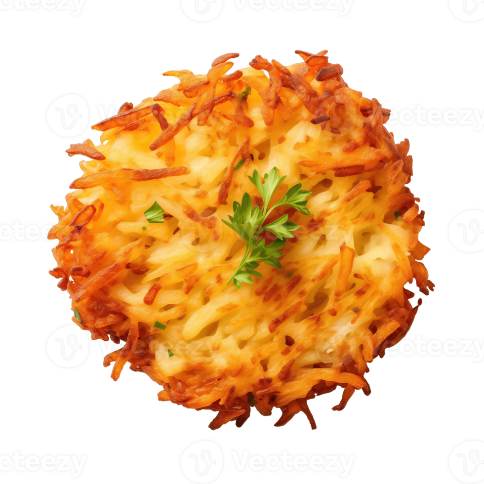 Delicious Potato Latke Isolated on a Transparent Background png